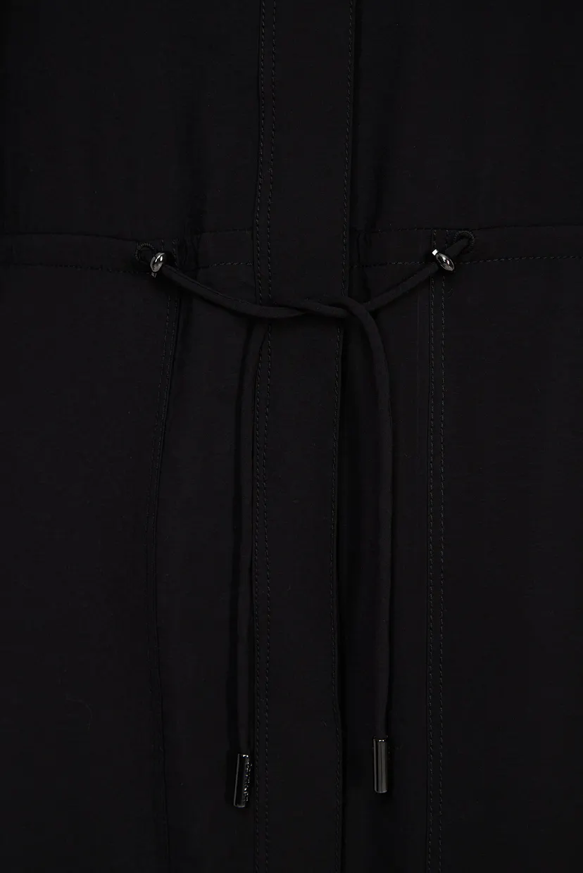 Женское черное платье SHIRT DRESS 3