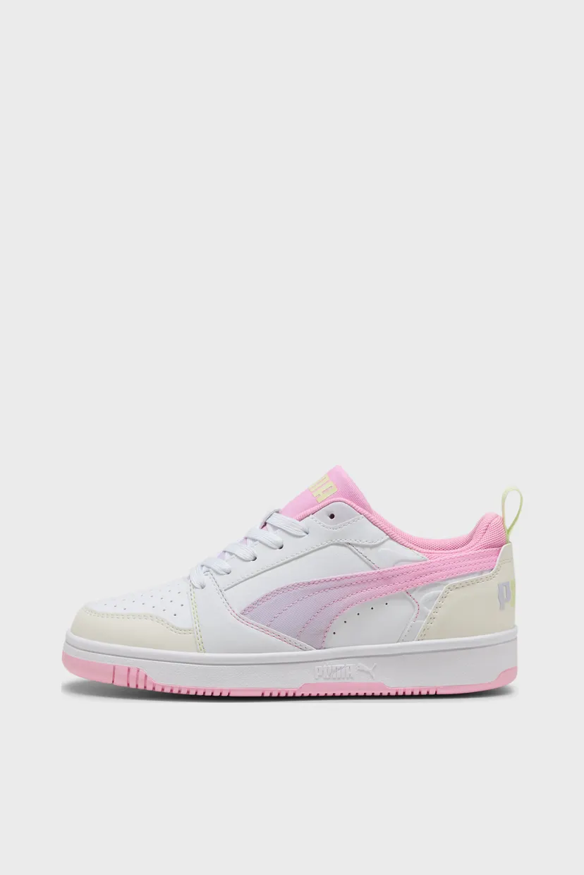Детские белые сникерсы Rebound V6 Come On Low Basketball Sneakers Youth 3