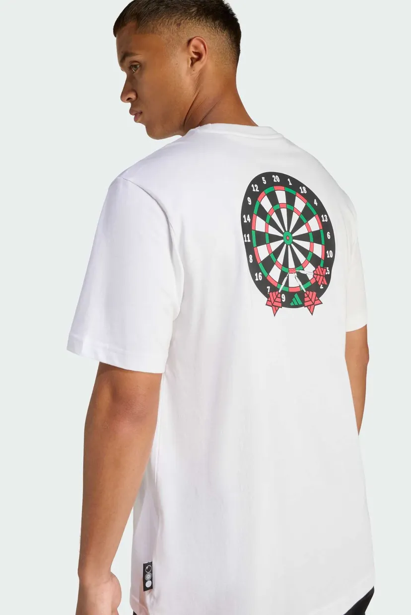 Чоловіча біла футболка NOVELTY DART GRAPHIC 5