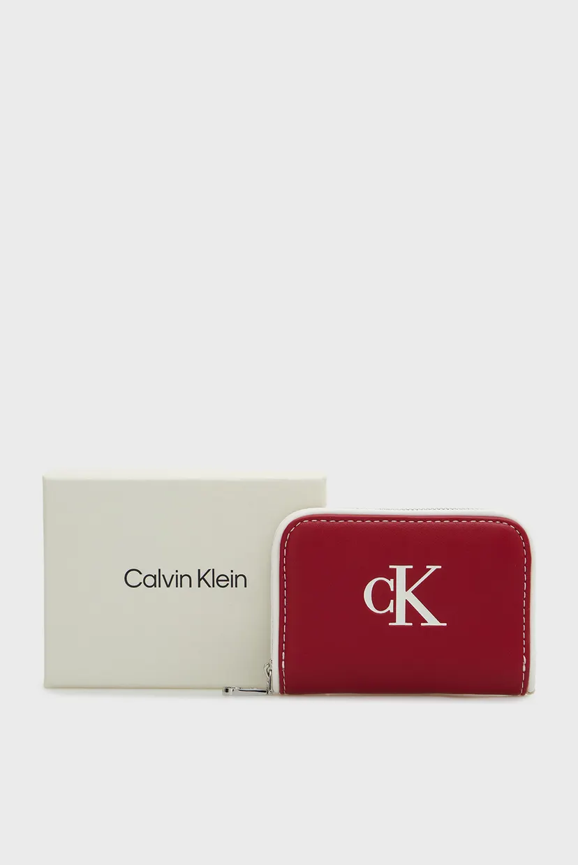 Женский красный кошелек CONTRAST CK MEDIUM 5