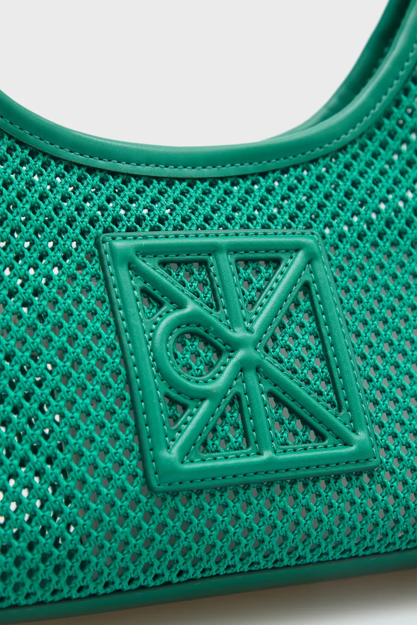 Женская зеленая сумка EMBLEM MESH 5