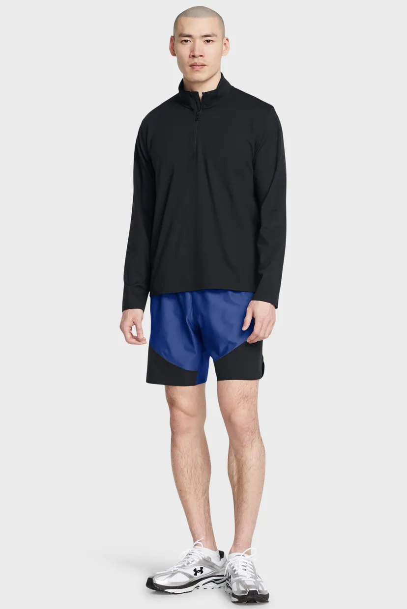 Чоловіча чорна спортивна кофта UA Meridian 1/4 Zip 3