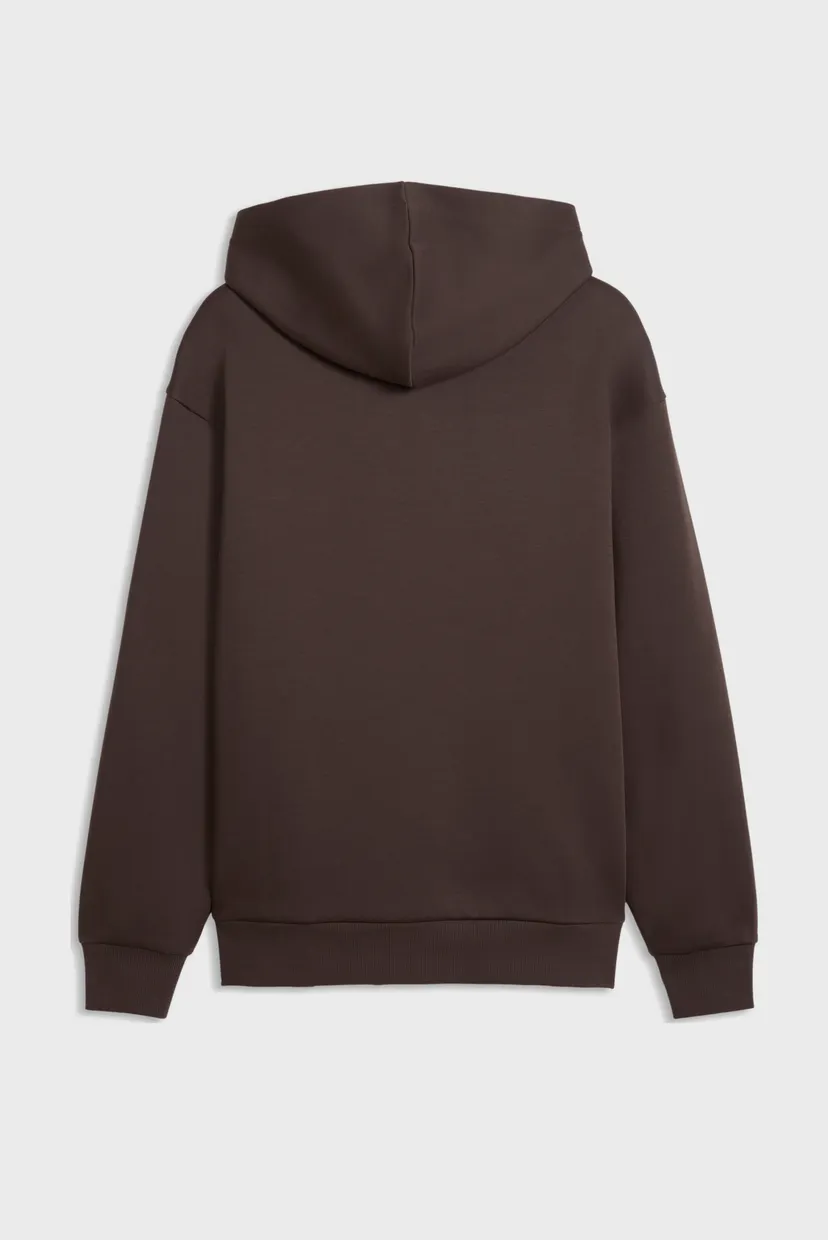 Мужское коричневое худи Essentials Elevated Cat Logo Relaxed Hoodie Men 5