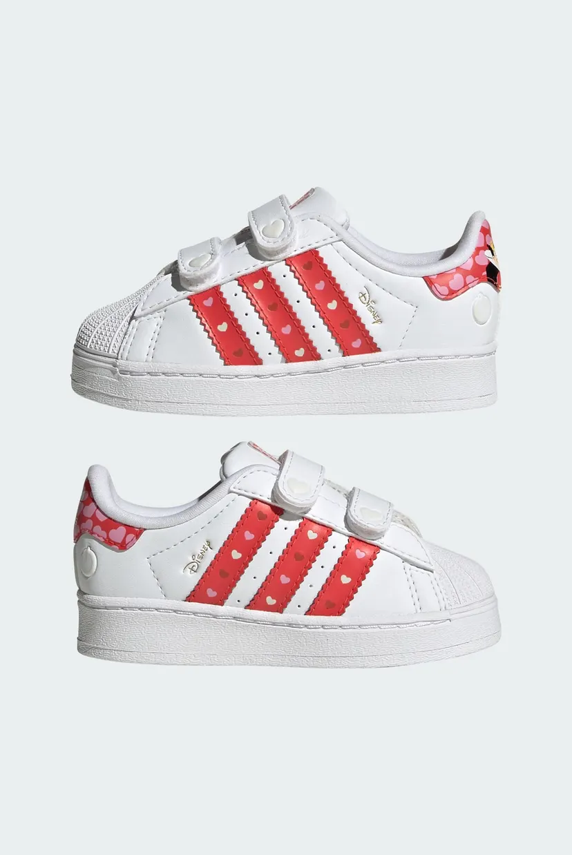 Дитячі білі снікерси ADIDAS DISNEY SUPERSTAR LED LIGHTS COMFORT CLOSURE 7