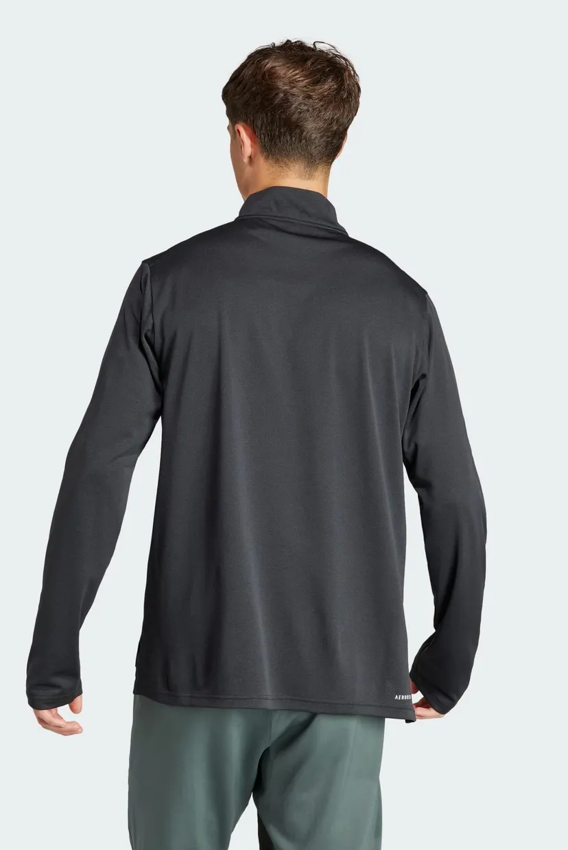 Мужская черная спортивная кофта Train Essentials Training 1/4-Zip