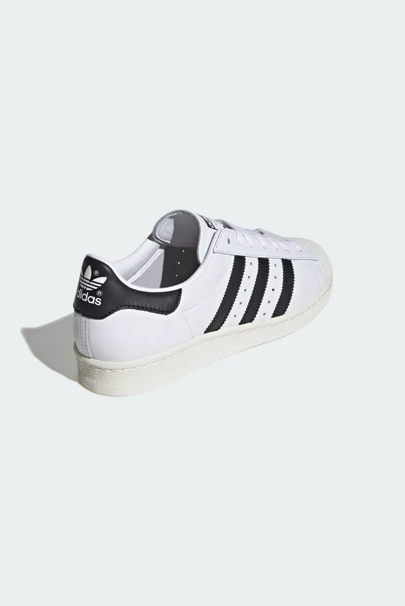 Мужские белые кожаные сникерсы Superstar 82 5