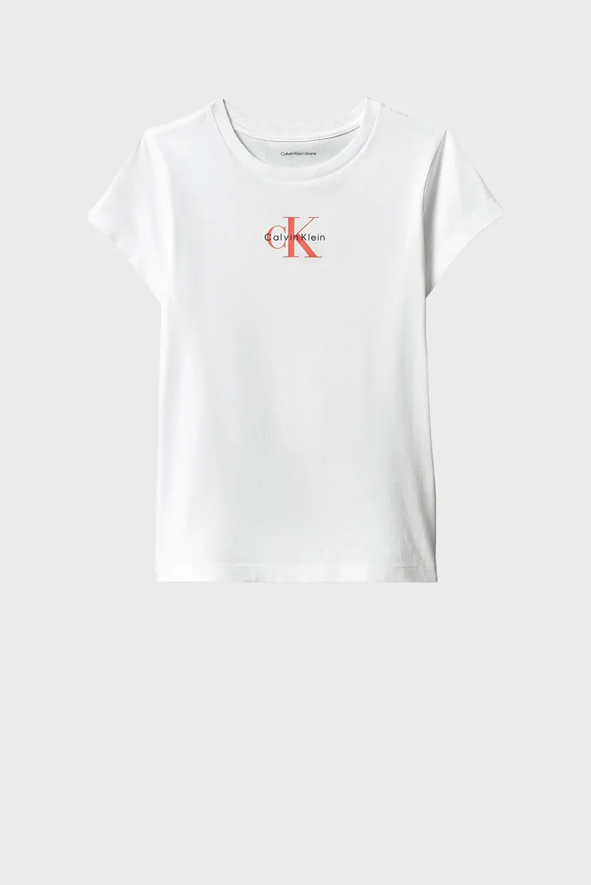 Детская белая футболка MICRO MONOGRAM 6