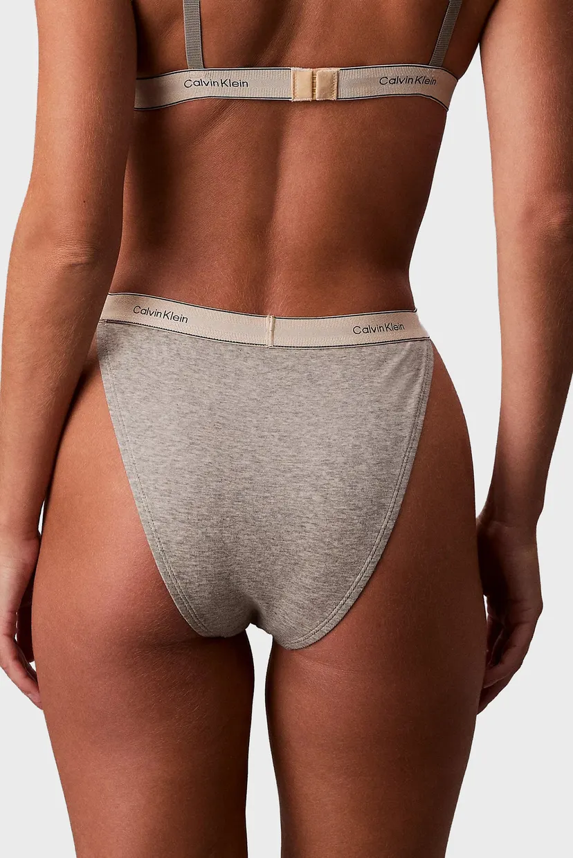 Жіночі сірі трусики TANGA 4