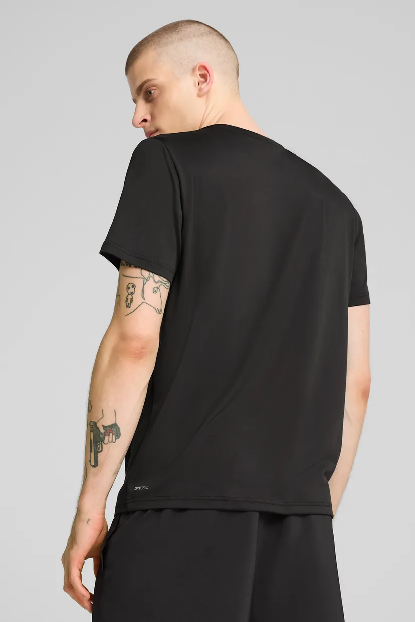 Мужская черная футболка TAD ESSENTIALS Solid Cat Tee Men 4