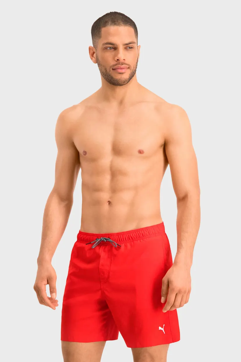 Мужские красные плавательные шорты PUMA Swim Men Medium Length 3