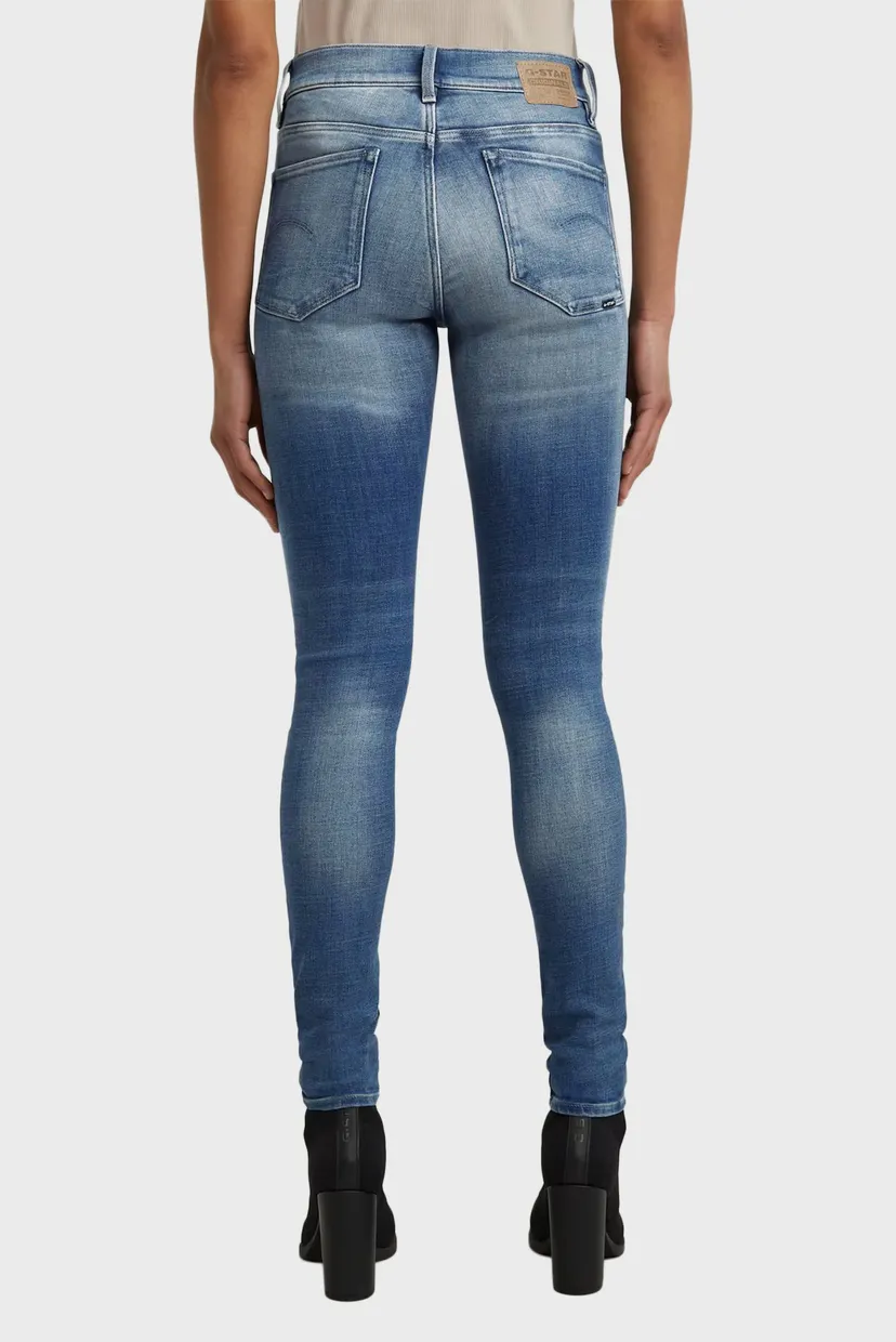 Женские синие джинсы 3301 Skinny Wmn 3