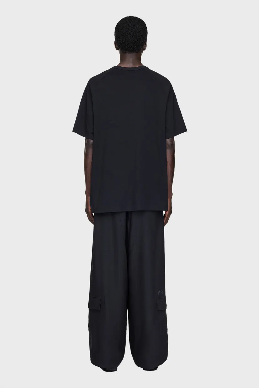 Черная футболка Y-3 Short Sleeve T-Shirt (унисекс) 3