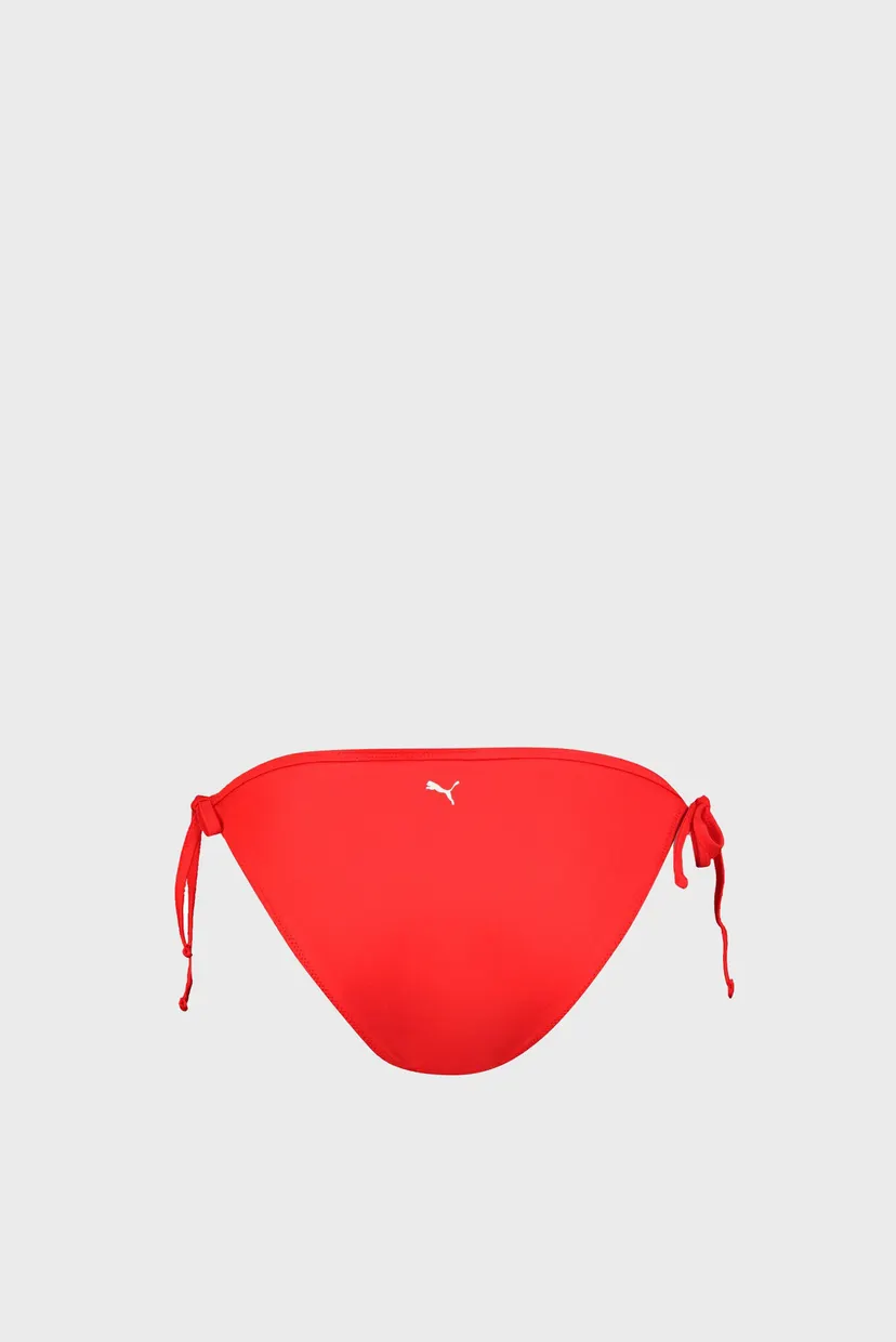 Жіночі червоні трусики від купальника PUMA Swim Women Side Tie Bikini Bottom 7
