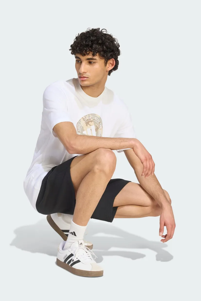 Мужская белая футболка CAMO CIRCLE GRAPHIC 4
