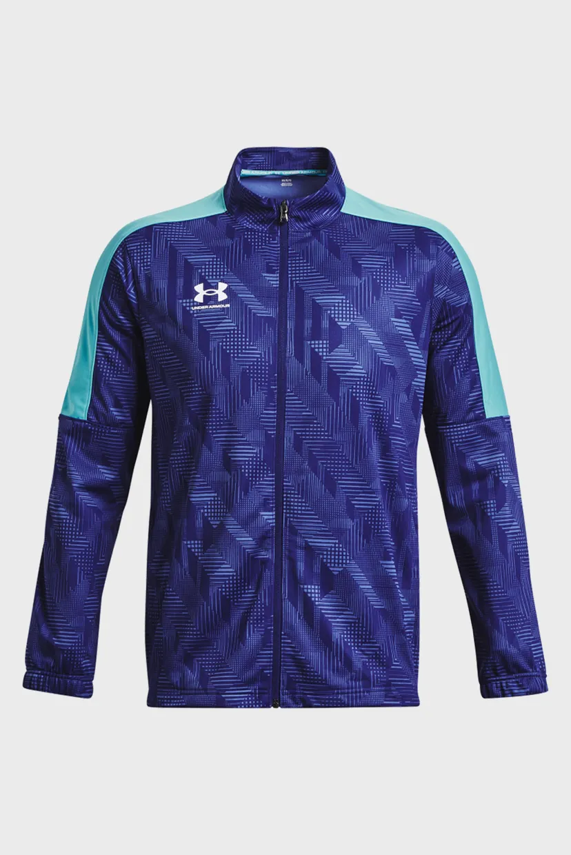 Мужская темно-синяя спортивная кофта с узором Challenger Track Jacket 5