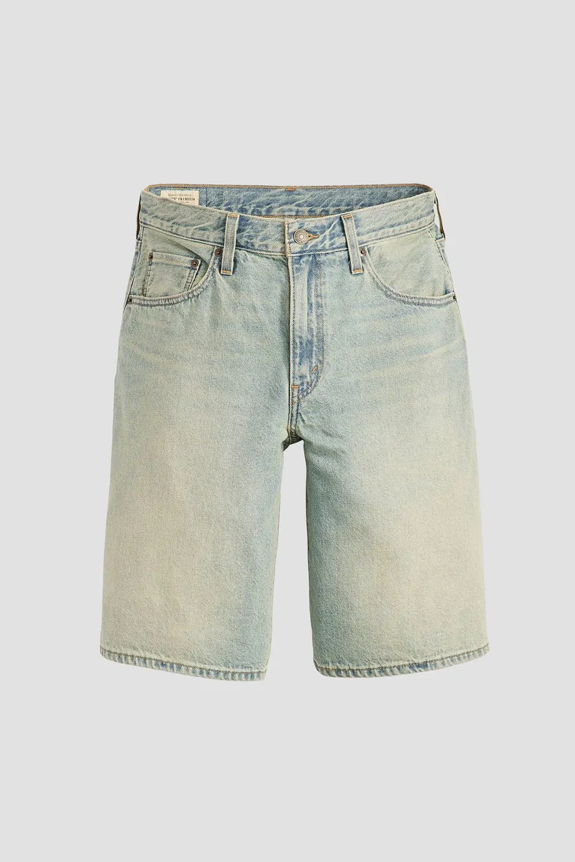 Жіночі блакитні джинсові шорти Baggy Dad 6