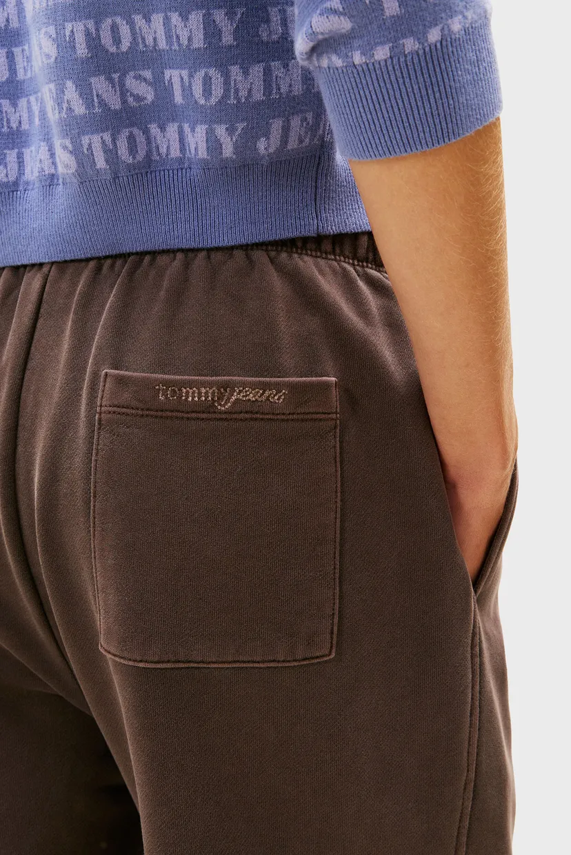 Жіночі коричневі спортивні штани WIDE LEG 4