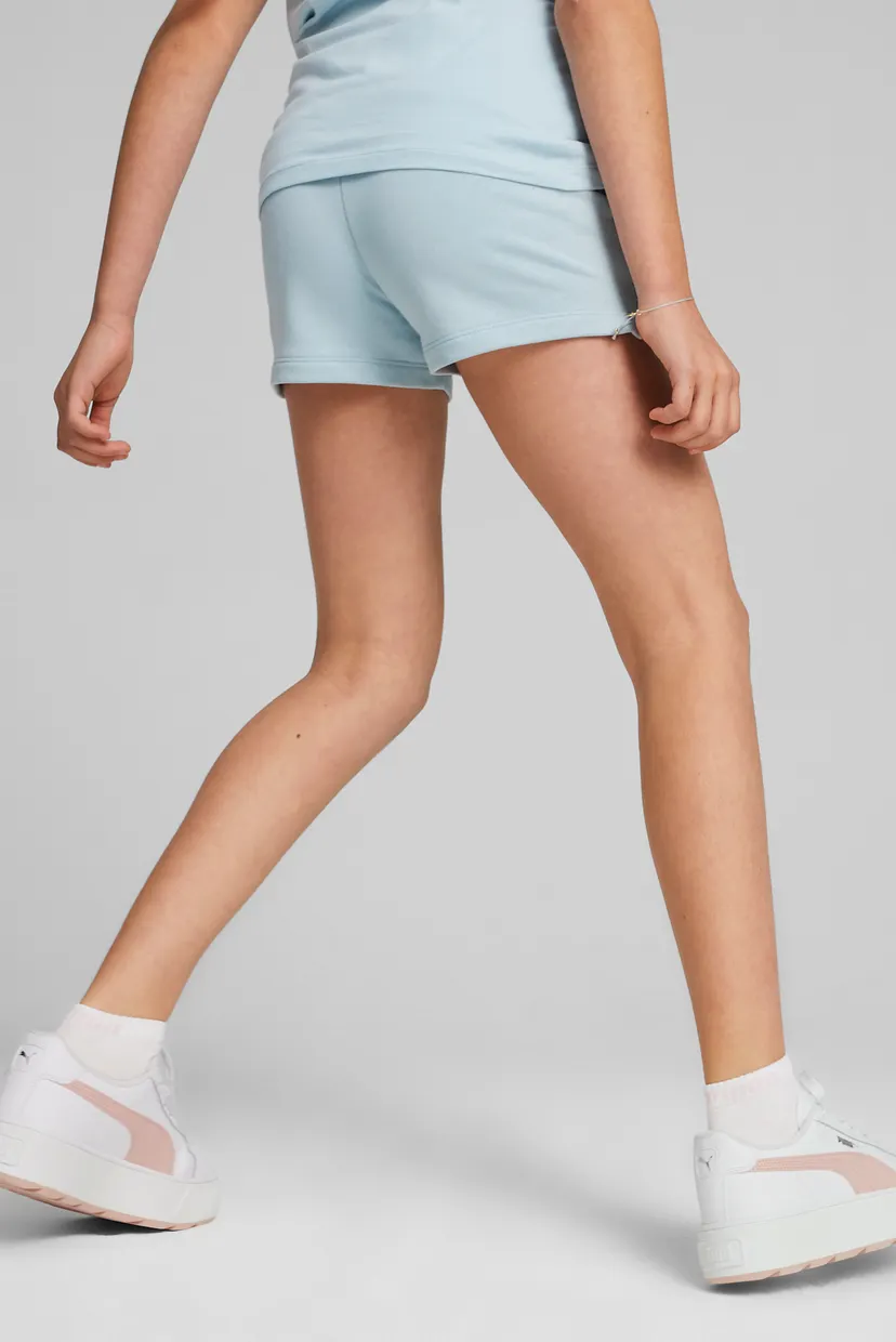 Дитячі блакитні шорти Essentials+ Youth Shorts 3