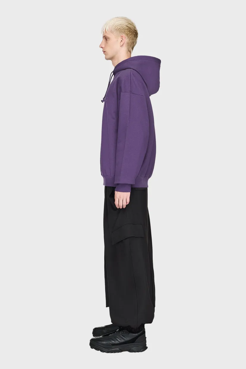 Фиолетовое худи Y-3 FT (унисекс) 7