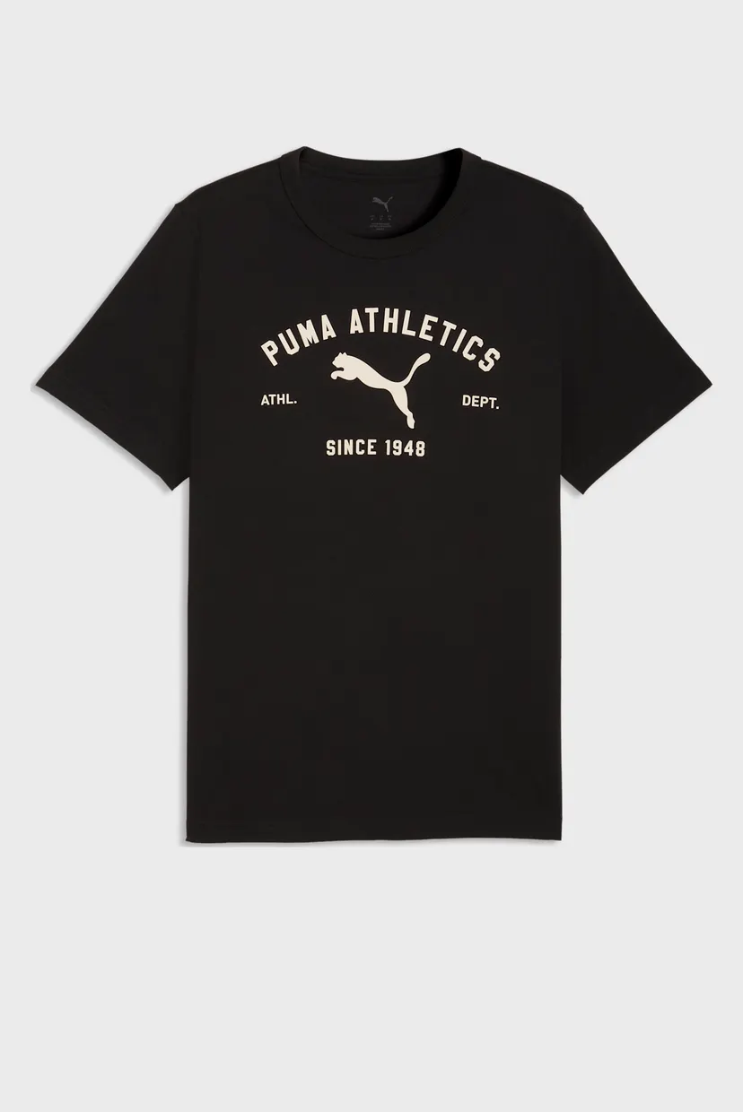 Мужская черная футболка PUMA Class Graphic Tee Men 4