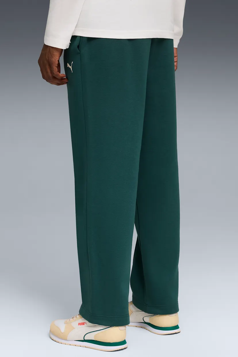 Мужские зеленые спортивные брюки PUMA Class Relaxed Pintuck Sweatpants Men 3