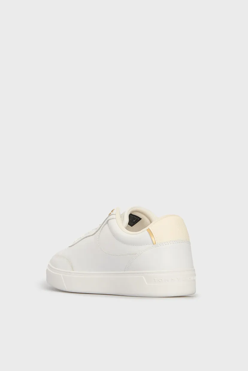 Жіночі білі шкіряні снікерси ESSENTIAL CHIC COURT SNEAKER 5