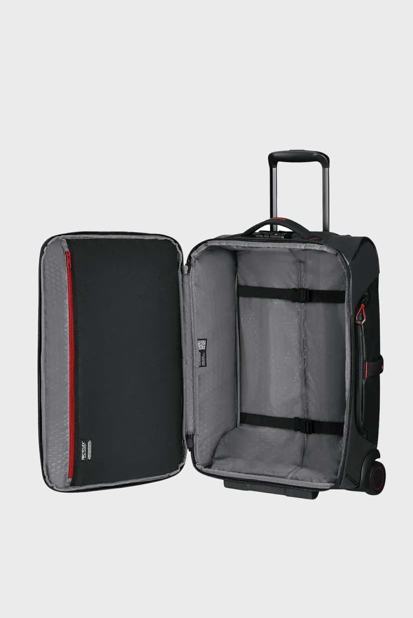 Чоловіча чорна валіза 55 см ECODIVER BLACK 4