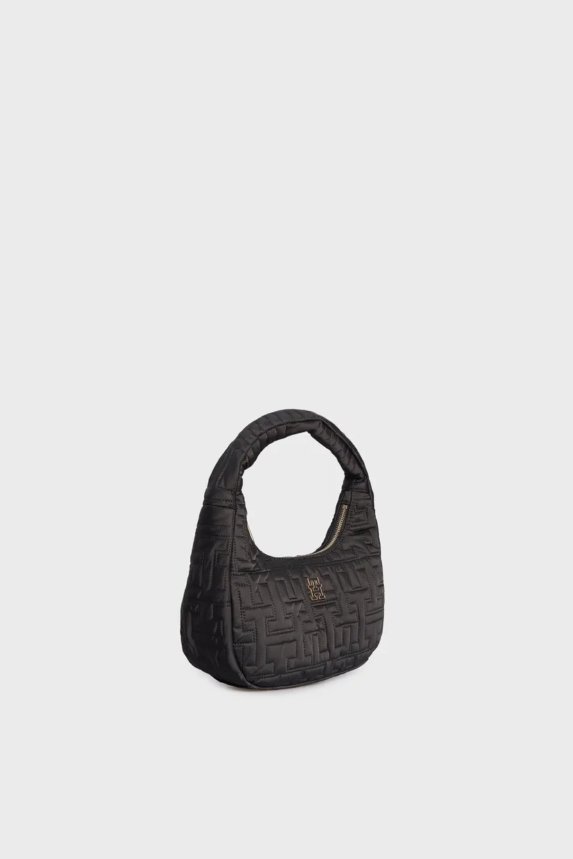 Жіноча чорна сумка TH CHIC NYLON SHOULDER BAG 3