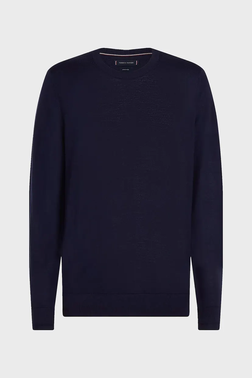 Мужской темно-синий шерстяной джемпер DC FINE GAUGE MERINO CREW NK 5