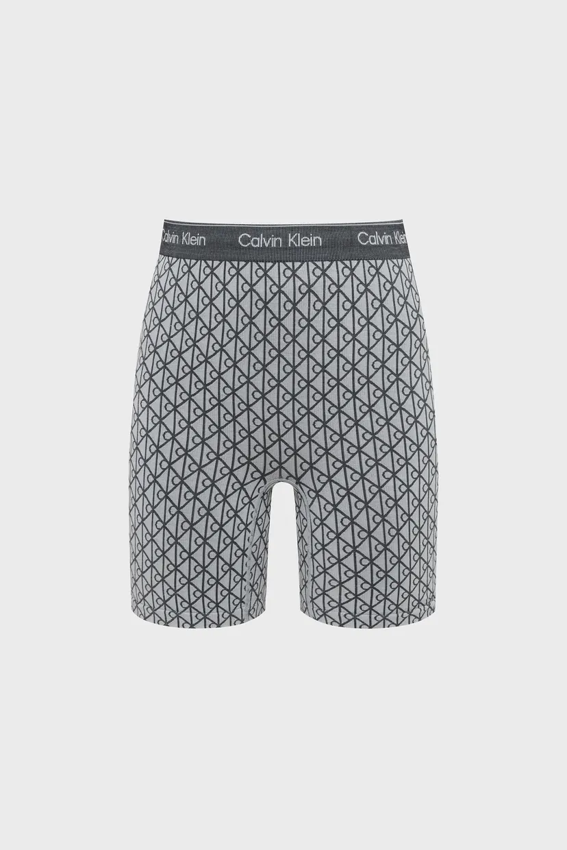 Женские серые моделирующие шорты с узором MID THIGH 7