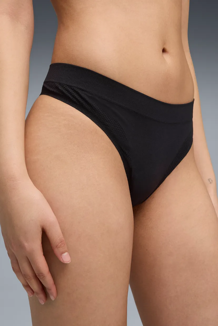 Жіночі чорні трусики (2 шт) PUMA Women's Strings (2-Pack) 3