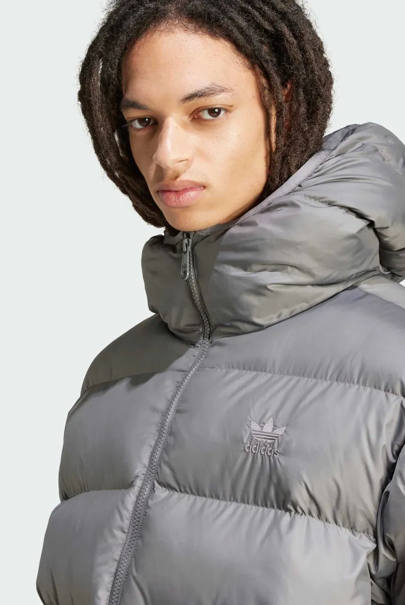 Мужская серая куртка Tonal Hooded 4