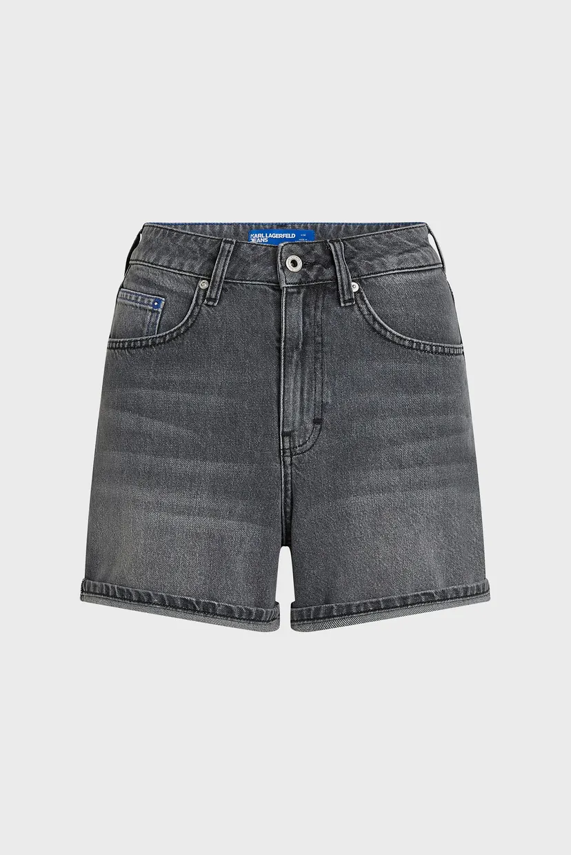 Женские темно-серые джинсовые шорты HR DENIM 5