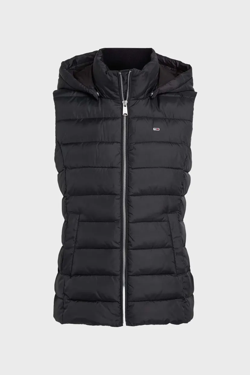Жіночий чорний жилет TJW BASIC HOODED VEST 5