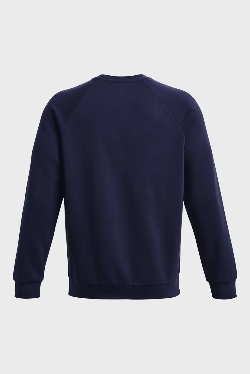 Чоловічий темно-синій світшот UA Rival Fleece Crew 6