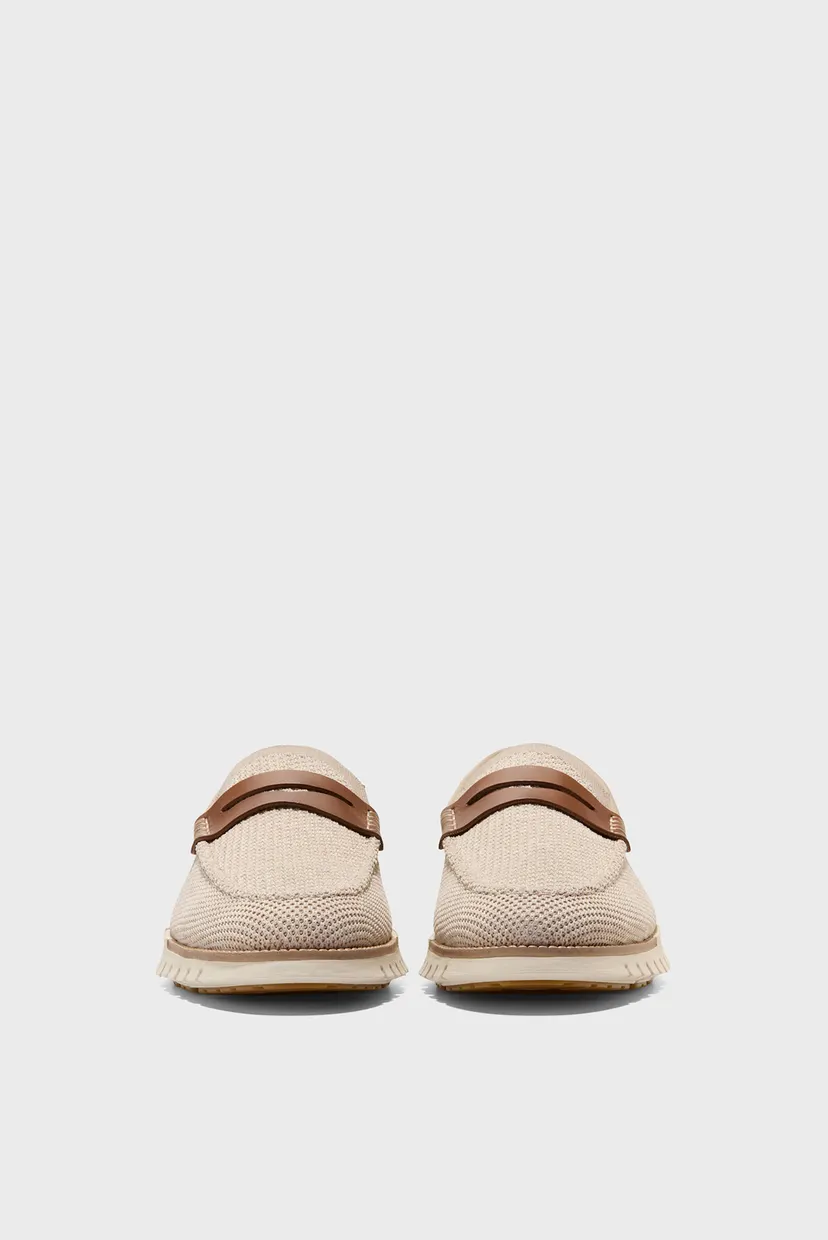 Чоловічі бежеві лофери ZERØGRAND Remastered Stitchlite™ 4