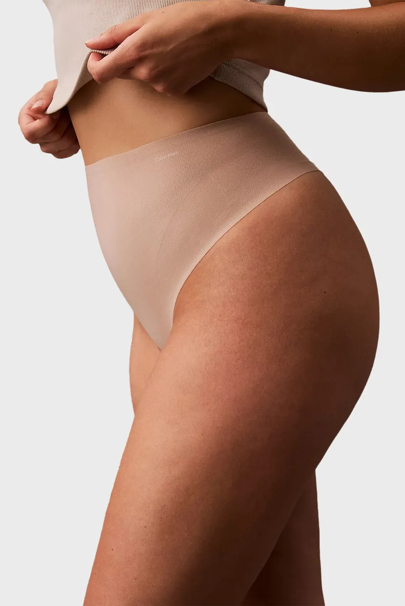 Жіночі бежеві трусики SCULPTED FIRM MESH THONG 6