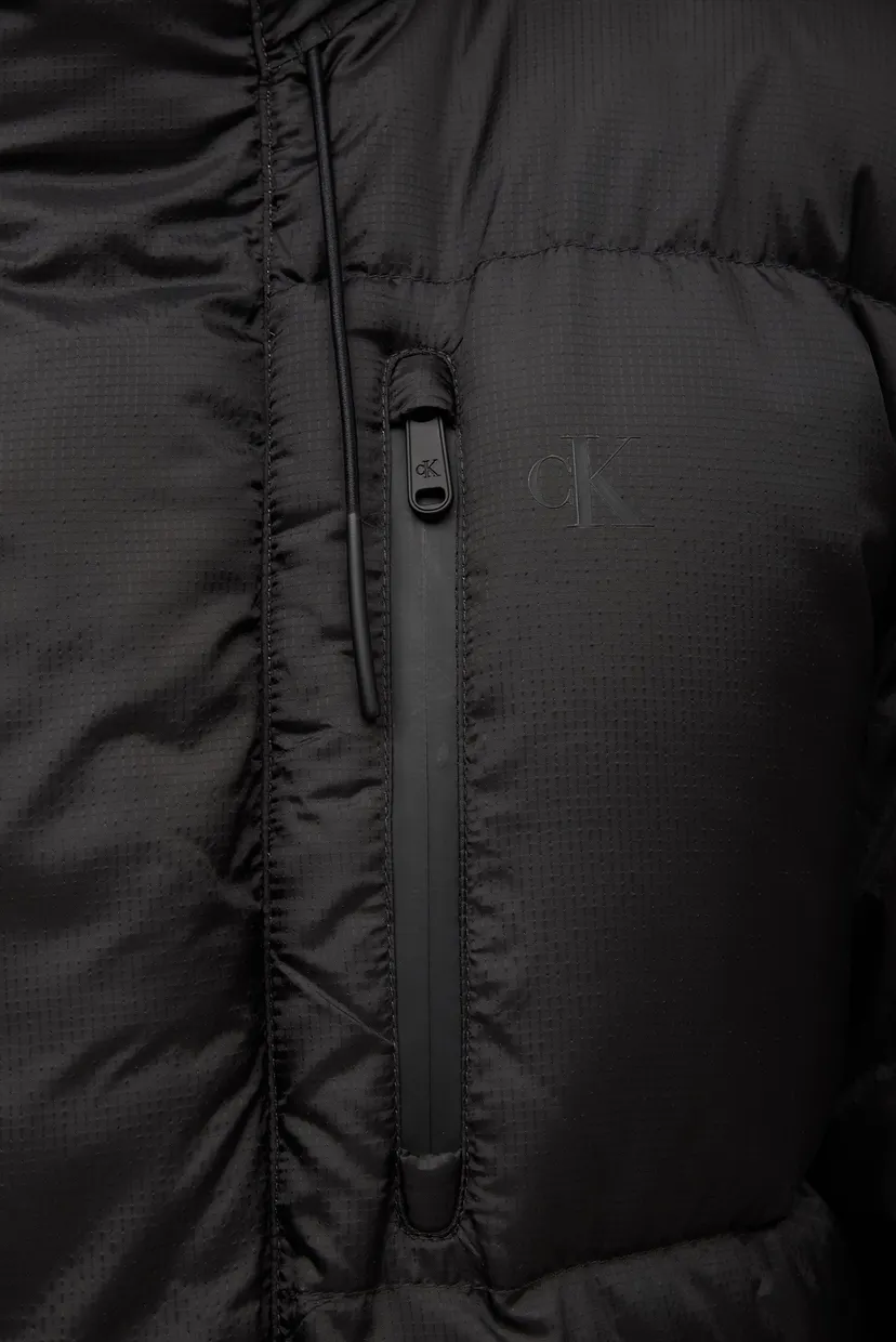 Мужской черный пуховик QUILTED DOWN PUFFER 3