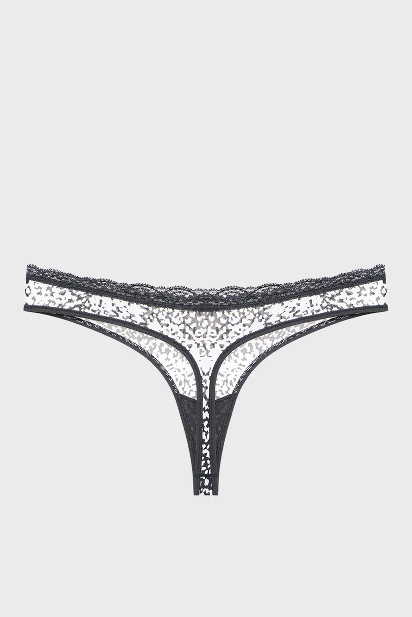 Жіночі трусики з візерунком THONG 8