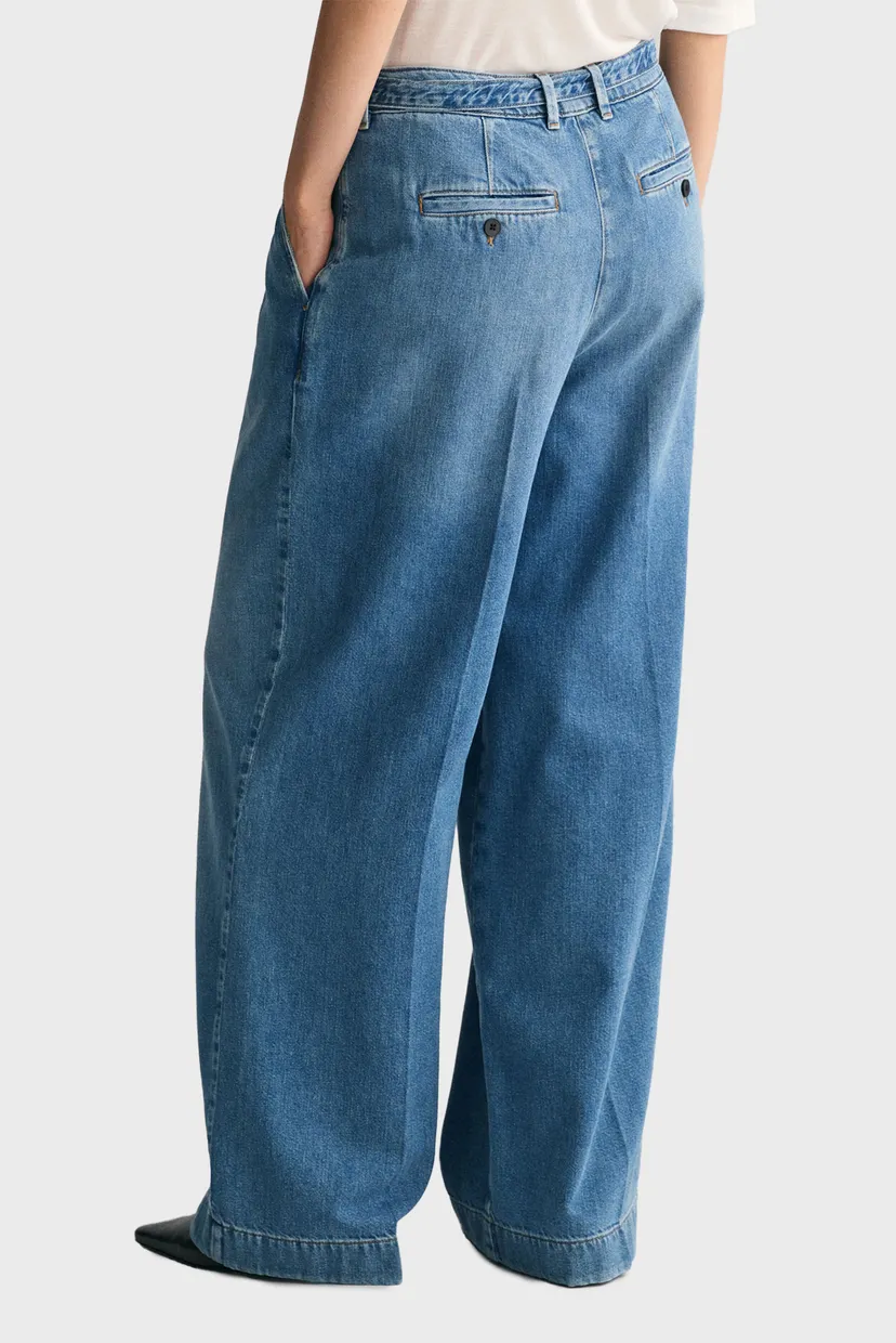 Жіночі сині джинси LOW LOOSE BELTED 3