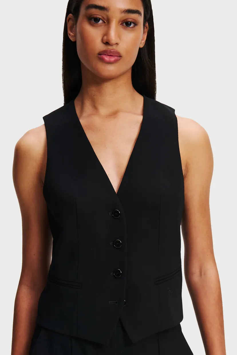 Женский черный жилет TAILORED WAISTCOAT 4