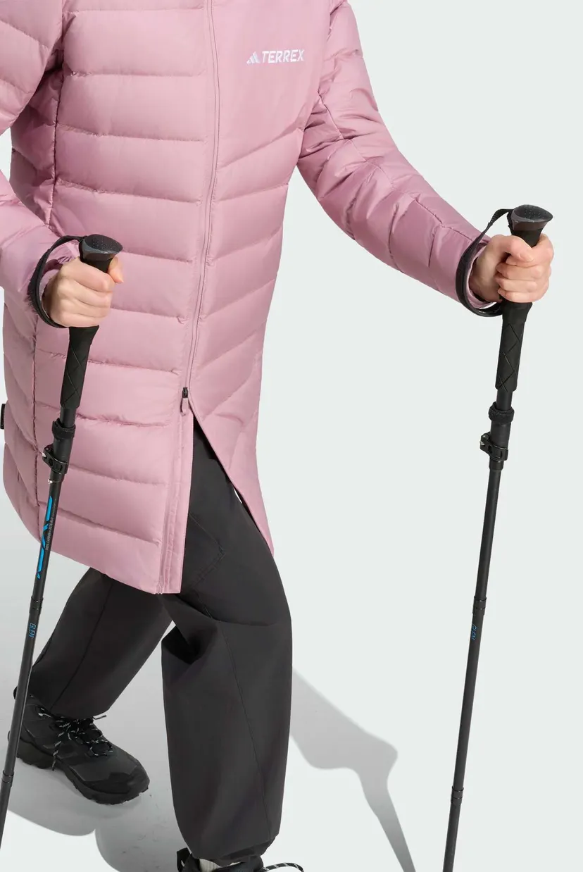 Женский розовый пуховик Terrex Multi Light Hooded 2.0 5
