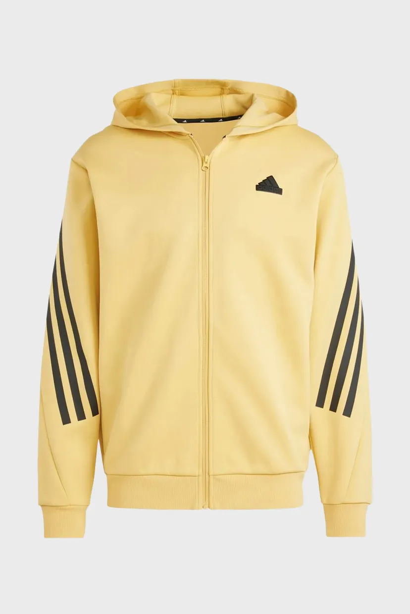 Чоловіче жовте худі Future Icons 3-Stripes Full Zip 6