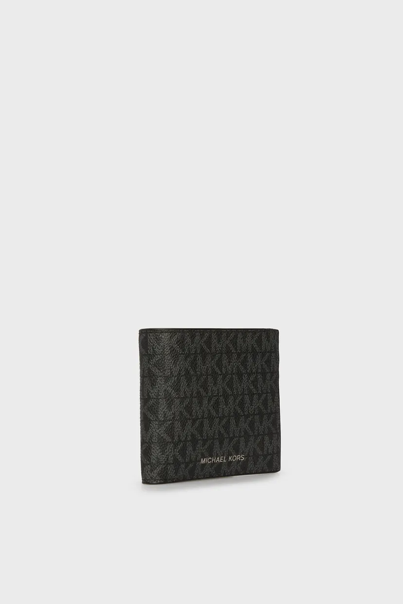 Мужской черный кошелек с узором HUDSON BILLFOLD W ID 3