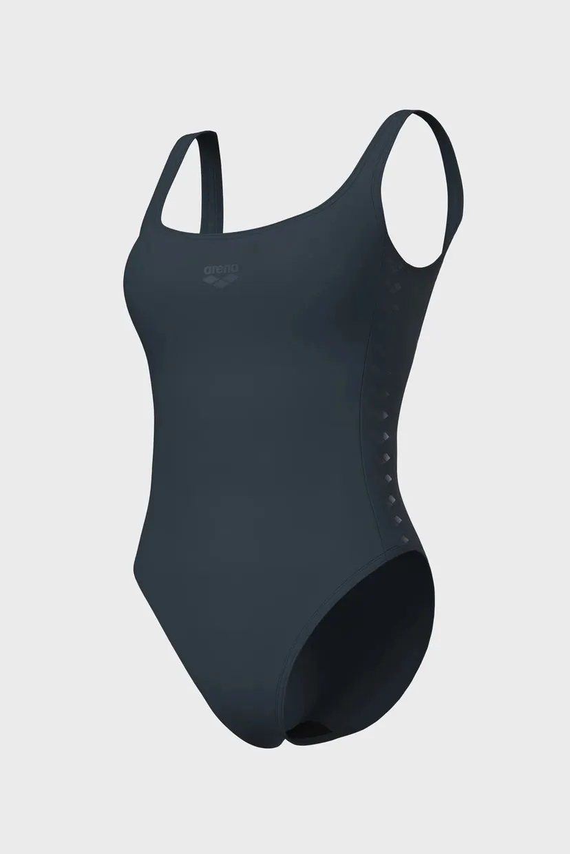 Женский серый купальник TEAM STRIPE SWIMSUIT U BACK 4