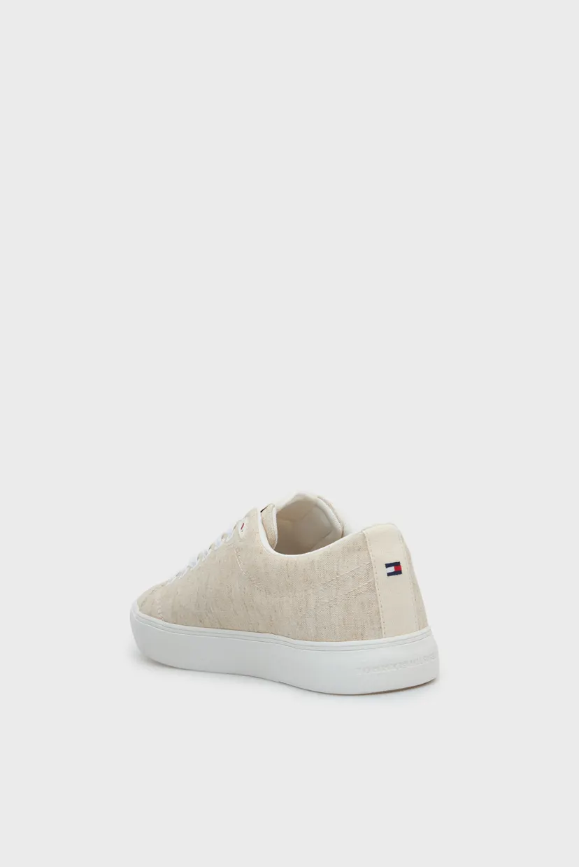 Мужские бежевые льняные сникерсы VULC CORE LOW CHAMBRAY 5