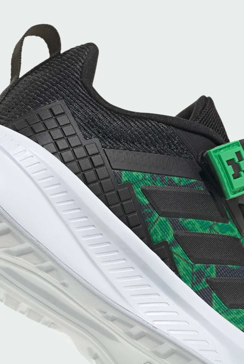 Детские черные кроссовки ADIDAS MINECRAFT FORTARUN 4.0 CHILDREN 9