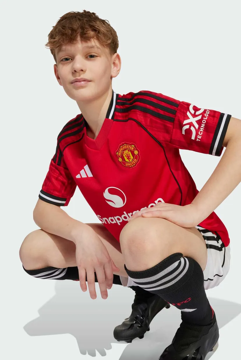 Дитяча червона футболка Manchester United 25/26 Home Kids 5