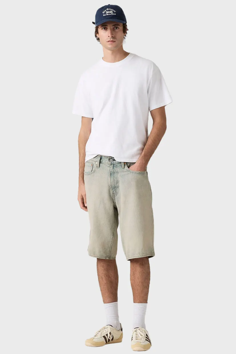 Мужские бежевые джинсовые шорты 478 Baggy 5