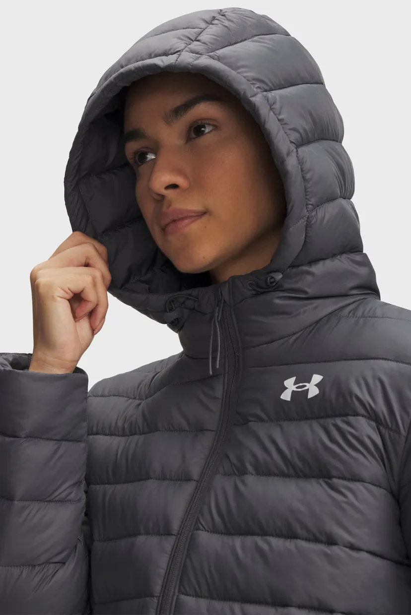 Женская серая куртка UA Sportswear Insulate Jkt 4